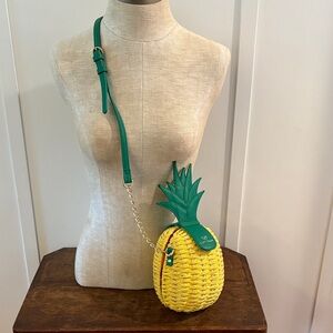 Katy Perry Collections Pineapple Crossbody Bag in Yellow and Green